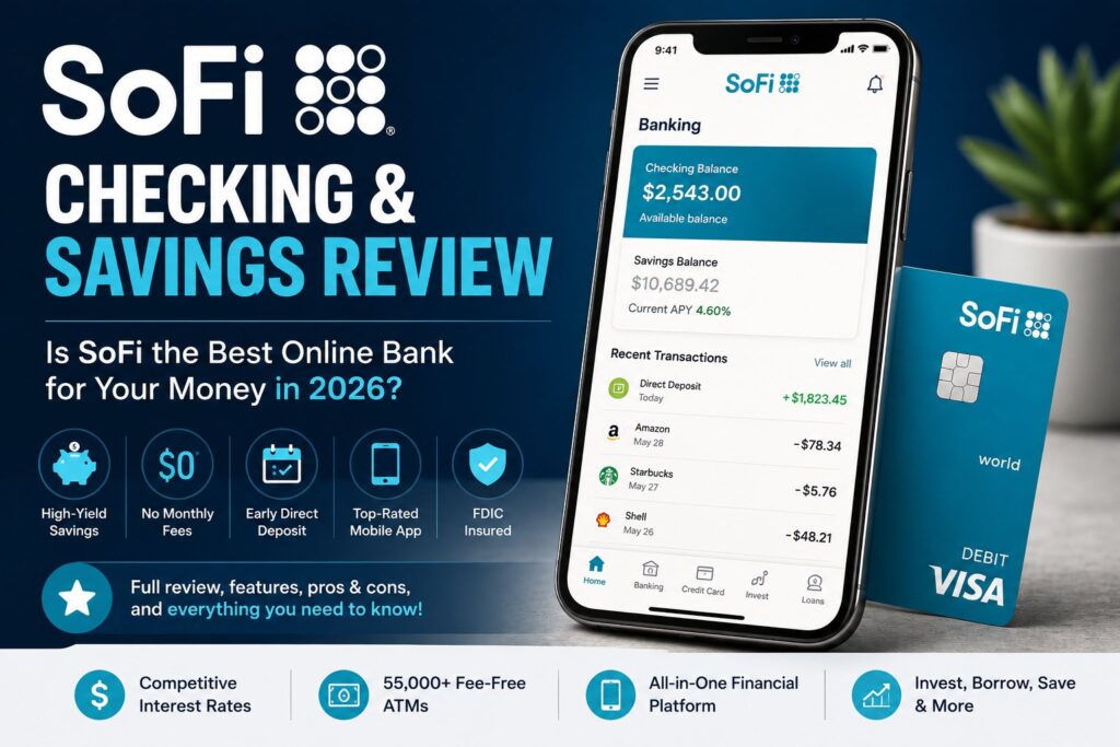 SoFi checking and savings review 2026