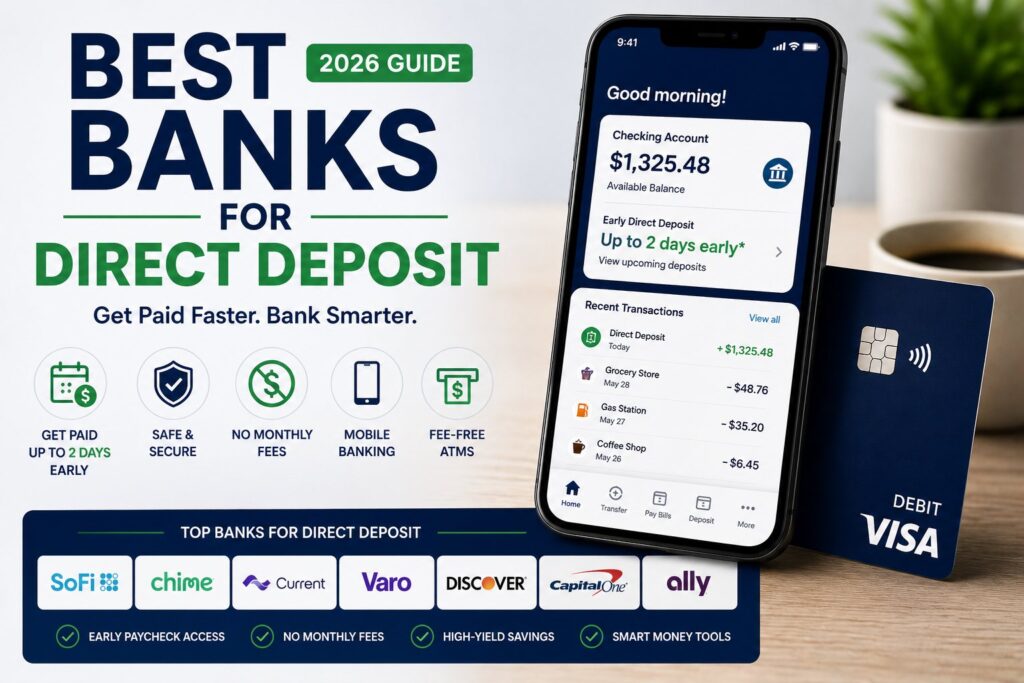 Best banks for direct deposit 2026