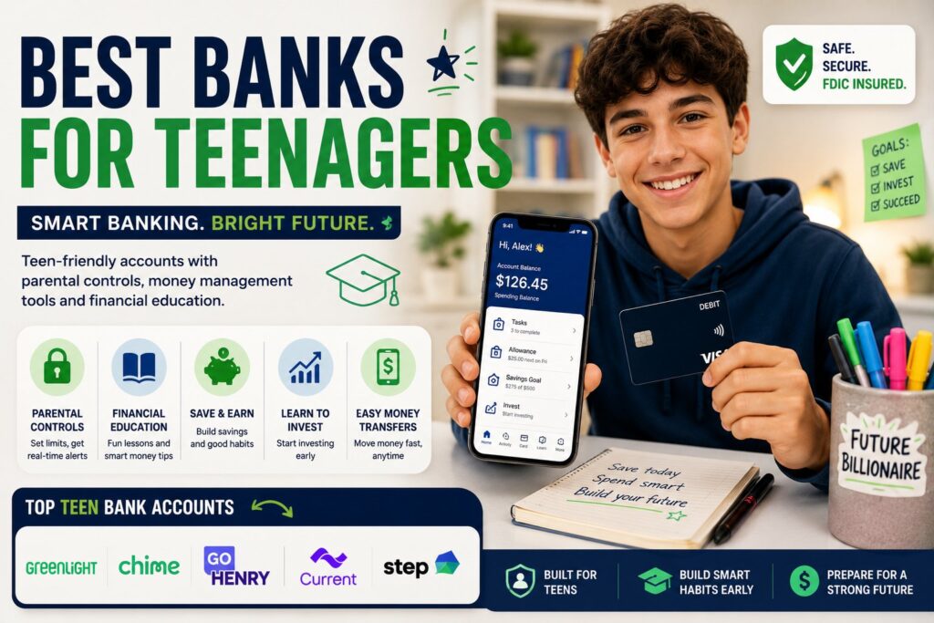Best banks for teenagers guide