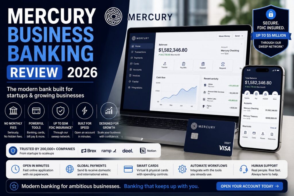 Mercury business banking review