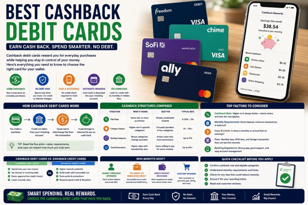 Best cashback debit cards guide